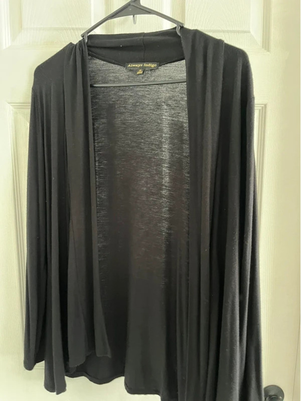 M Woman’s black cardigan light long sleeve